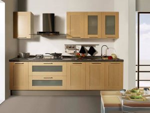 Modern Ahşap Mutfak Dolabı Modeli