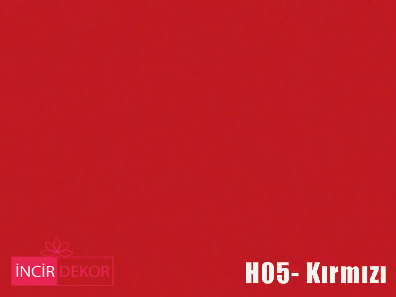 Akrilik Mutfak Dolabı Rengi - Işık Çizilmez H05 Kırmızı